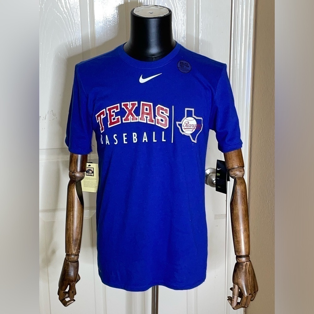 Nike Texas Rangers MLB T-Shirt Dri-Fit Short Sleeve Size Medium​​​​​​​​​​​